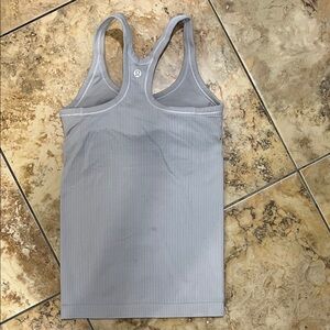 lululemon athletica Light Gray Tank Top